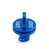 ROMELACK Magnetic Billet Aluminum Green Diesel Fuel Cap & Blue