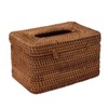 Rectangular Rattan Tissue Box Cover Rattan Woven Tissue Box Holder