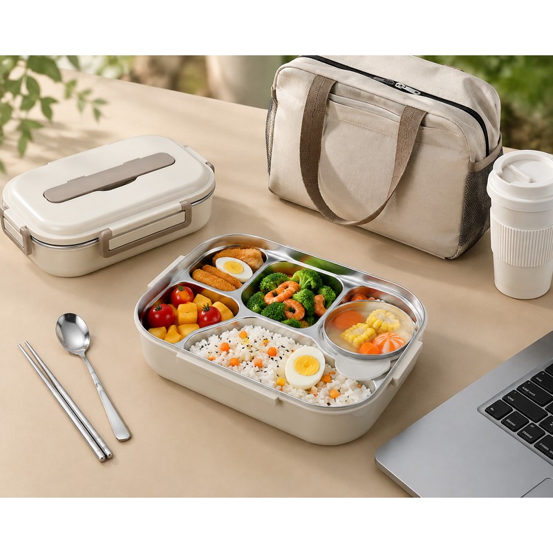 304 Stainless Steel Lunch Box for Work & School –
