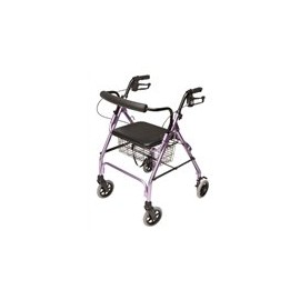 GF Health Lumex Walkabout Lite RJ4300L Four-Wheel Rollator, 1 Count