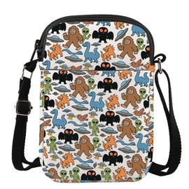 Cryptid Crossbody-Tasche, Cryptozoologie, Geschenke, Cryptozoologie, Cryptid Monster, Umhängetasche, Redeyes Cb3, 111