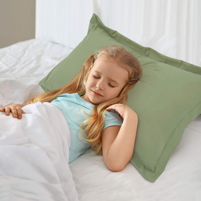 PiccoCasa Pillow Shams Double Brushed Microfiber, 2 Packs Pillowcases with