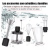 Bendi Batidora De Inmersion Multifuncion Alta Potencia 6 En1 800w