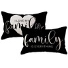 Home Quote Throw Pillow Cover Family is Everything Cushion Covers