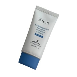 MakePrem UV Defense Me Inorganic Car Calming Sun Cream SPF50+PA++++ 50ml, 1 item I have read the notice and agree to use it. / 메이크프렘 유브이 디펜스 미 무기자차 카밍 선크림 SPF50+PA++++ 50ml, 1개 공지사항을 확인하였으며 활용에 동의합니다