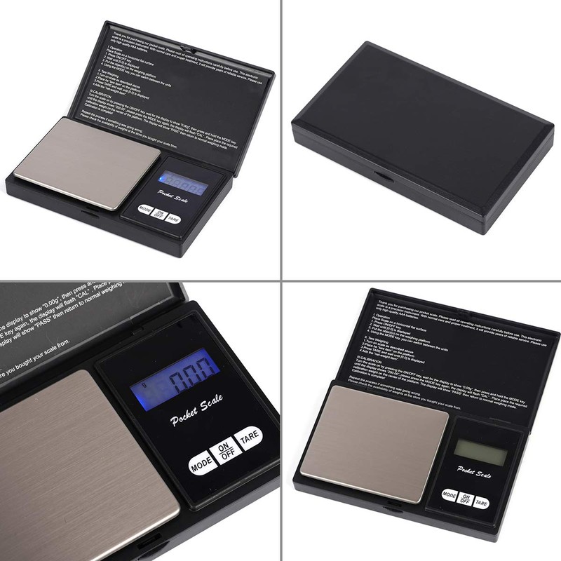1000g 0.1 Mini Small Pocket Digital Gold Jewellery Weighing Pans