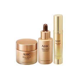 AHC Real Gold 3 Serum 25ml+Ampoule 30ml+Cream 50ml / AHC 리얼 골드 3종 세럼 25ml+앰플 30ml+크림 50ml