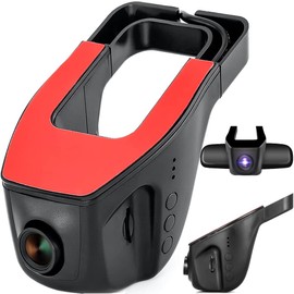 Retoo Car Front Dash Cam A with G-Sensor, Car Camera Full HD with 170° Wide Angle, with SD Card Support, Motion Detection, Dash Camera for Android, USB, Parking Monitoring