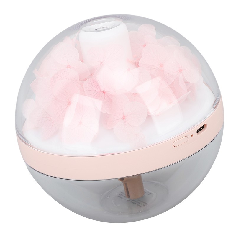 Essential Oil Diffuser Mini LED 270ml Pink Eternal Flower Aroma