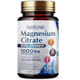 Built by Nature Citrato de Magnesio 1000 Mg Suplemento