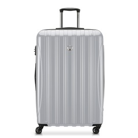 DELSEY PARIS Helium Aero Hardside Expandable Luggage with Spinner Wheels, Nardo Grey, Checked-Large 29 Inch