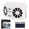 Acouto Ventilador Solar para Auto, Ventilador Solar Universal para Ventana