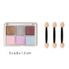6 Colors Solid Nail Powder Palette Nail Powder Nude Nail