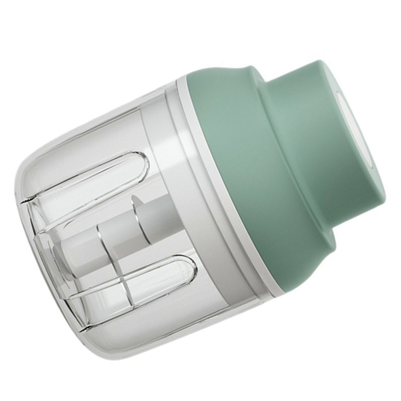 Electric Garlic Chopper USB Charging Cordless 3 Blades Garlic Masher