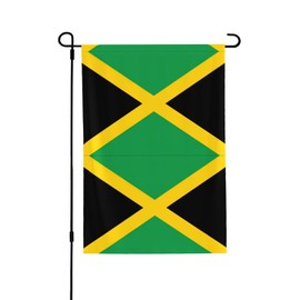 Flag of Jamaica print Garden Flag, Double Sided Flag, 28 x 40.2 Inches for Seasonal Outdoor Decoration
