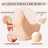 MANZI Invisible No Show Socks Women Ultra Low Cut Footsies