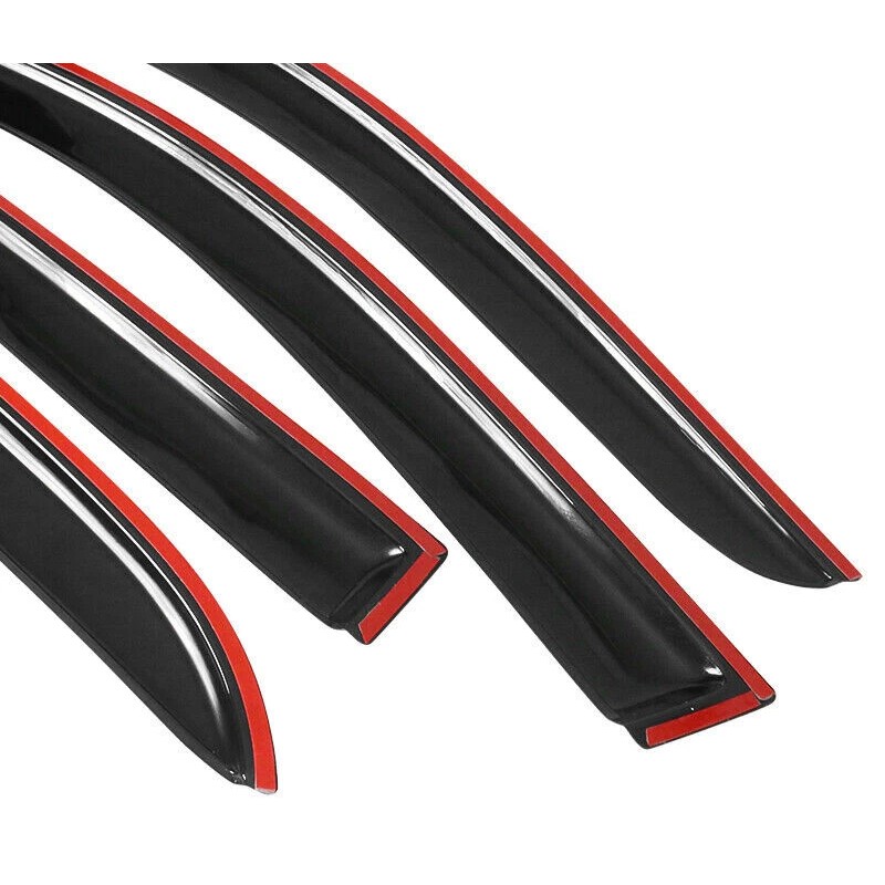 SDZ Front Rear Window Visor Sun Vent Rain Wind Guard