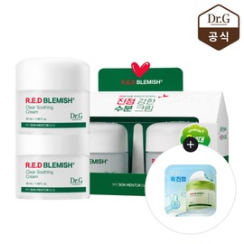 닥터지 레드 블레미쉬 클리어 수딩 크림 50ml 듀오 기프트 세트 Dr.G Red Blemish Clear Soothing Cream 50ml Duo Gift Set