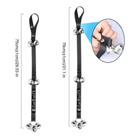 ZatRuiZE Doorbell Dog Puppy Potty Training Bells for Door Knob - Length Adjustable Dog Cat House Toilet Training Door Bell