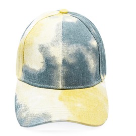 Gloop Women's Baseball Cap with Batik Pattern Summer Cool Visor Cap Women with Batik Pattern Velcro Adjustable Batic Dye Baseball Cap, olivedrab, Unit size