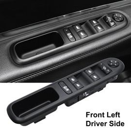 KAOLALI Electric Control Switch Left Driver Front Power Master Window Switch 96650621ZD Compatible with Peugeot 3008 5008 Compatible with Wagon 2009-2016