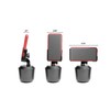 WeatherTech CupFone Two View-Universal Phone Cradle Mount with Black Billet