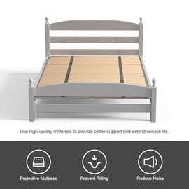 Imperius Imperius Mattress Support Wooden Bunkie Board/Bed Slats/Queen Bed Board Under Mattress Support(48"x 60" Full Size)