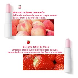 Bálsamo Labial Hidratante Aroma Natural Labios Resecos 2pzs