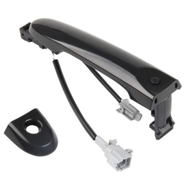 DOCAS Compatible with Nissan Juke F15 2010-2019 Door Handle Driver Side Outer Door Handle 80644-1FA5A 80644-3WC2A 80640-3WC2A Black