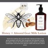 RM Soap Market Goat Milk Lotion, Honey Almond Fragrance, Hydrating