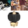 Refill Adapter 1/4in Tank Cylinder Coupler Gas Propane Regulator Valve