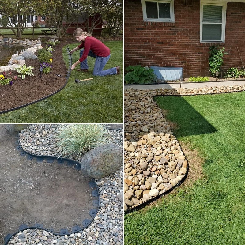 40 FT Landscape Edging Kit with 36 Spikes - 3