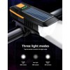 Multi-Functional Solar-Powered and USB Rechargeable Battery Mountain Bike Night Cycling