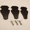 Pack of 3 Roe Bock Trophy Signs with 1 Pine