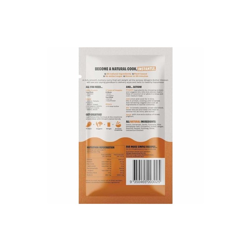 Mingle Seasoning Garlic and Herb Seasoning, 45 g