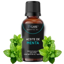 TY CARE Aceite Esencial de Menta (Mentha Piperita) - 50 ml – 100% Puro y Natural
