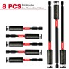 Geinxurn 8PACK Impact Magnetic Screwdriver Bit Holders, Extension Socket Drill