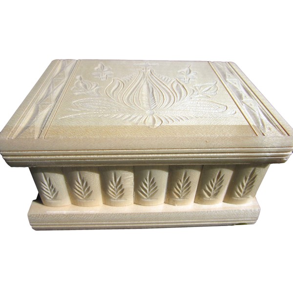 Kalotart Handmade Wooden 6" Puzzle Jewelry Box from One of
