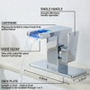 AVSIILE LED Bathroom Sink Faucet, Chrome Waterfall Single Hole Handle
