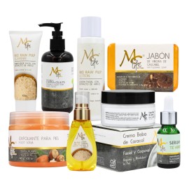 Kit Completo Belleza, Aclara, Anticelulitis, 8pzs. Mc L - Excelente Calidad y Durabilidad, Compatible y Funcional                                     