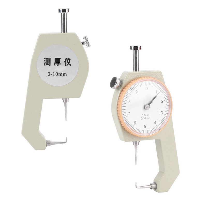 Thickness Gauge Silver Portable Accurate Measuring Jewelry Leather Board Equipment