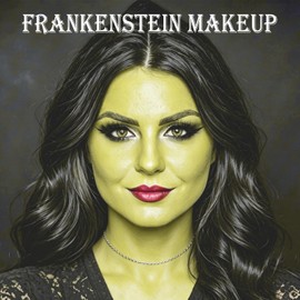 Ogre Green Face Body Paint, Water Based Body Paint,Elphaba Green Face Paint