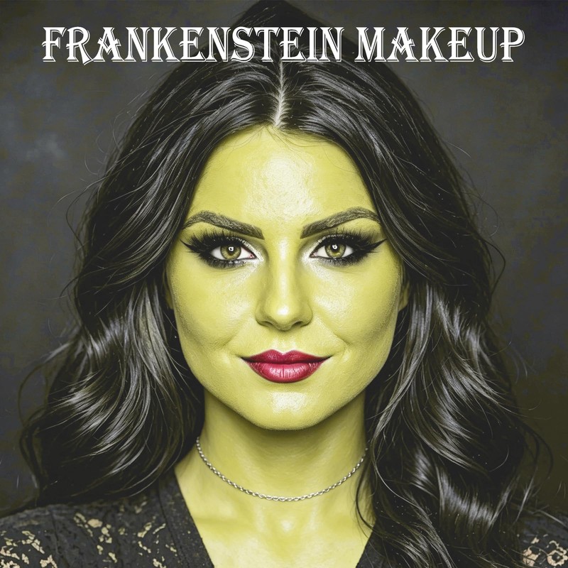 Ogre Green Face Body Paint, Water Based Body Paint,Elphaba Green