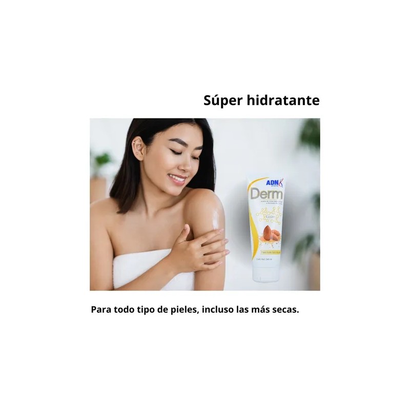 Crema De Aceite De Almendras Dulces Adn Pharma 240ml Tipo