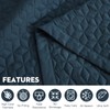 Blythease Oversized King Bedspread 128x120 Extra Wide, Modern & Contemporary