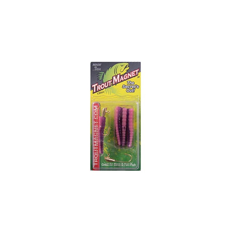 Leland Lures Trout Magnet Pack, Purple Haze, 1/64 Oz (9