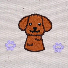 Nickknack Dog Health Notebook Case Toy Poodle (Red)