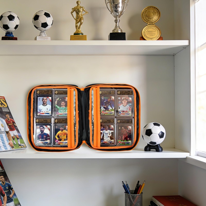 Premium PSA Graded Card Storage Case (14 Pockets) | Professional