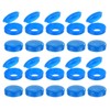 uxcell 100Pcs Blue Screw Cap Covers, PVC Hinged Screw Cover
