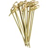 [300 Count] Bamboo Knot Picks - 4.75 Inch Appetizer, Sandwich,